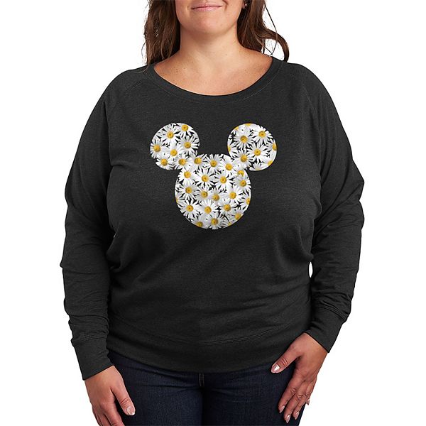 

Футболка с длинным рукавом Mickey Mouse plus size daisies french terry Disney, Heather Charcoal, Черный, Футболка с длинным рукавом Mickey Mouse plus size daisies french terry Disney, Heather Charcoal