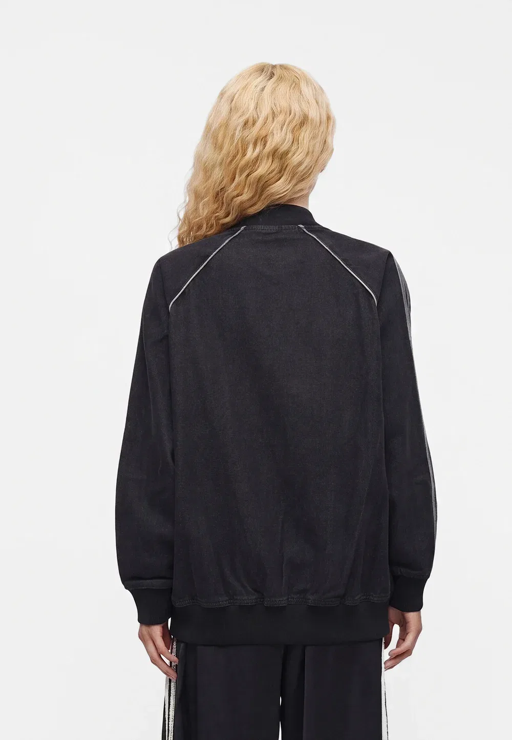 Джинсовая куртка Adidas Originals, True Black Denim — фото 3