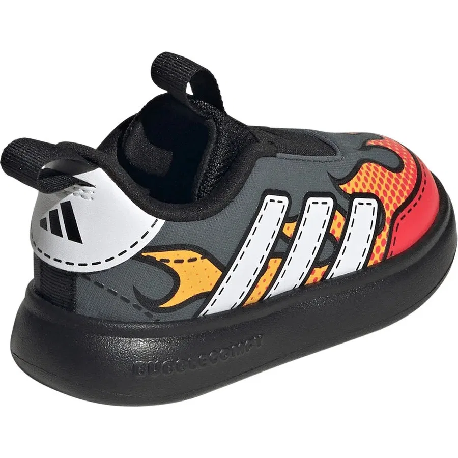 Детские кроссовки с принтом Bubblecomic I adidas, Разноцветный — фото 4