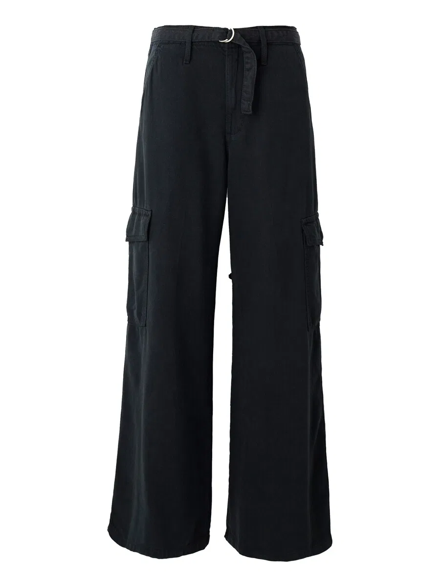 Брюки-карго LEVI'S Baggy Cargo Pants 'Baggy Dad Cargo Pants' черного цвета