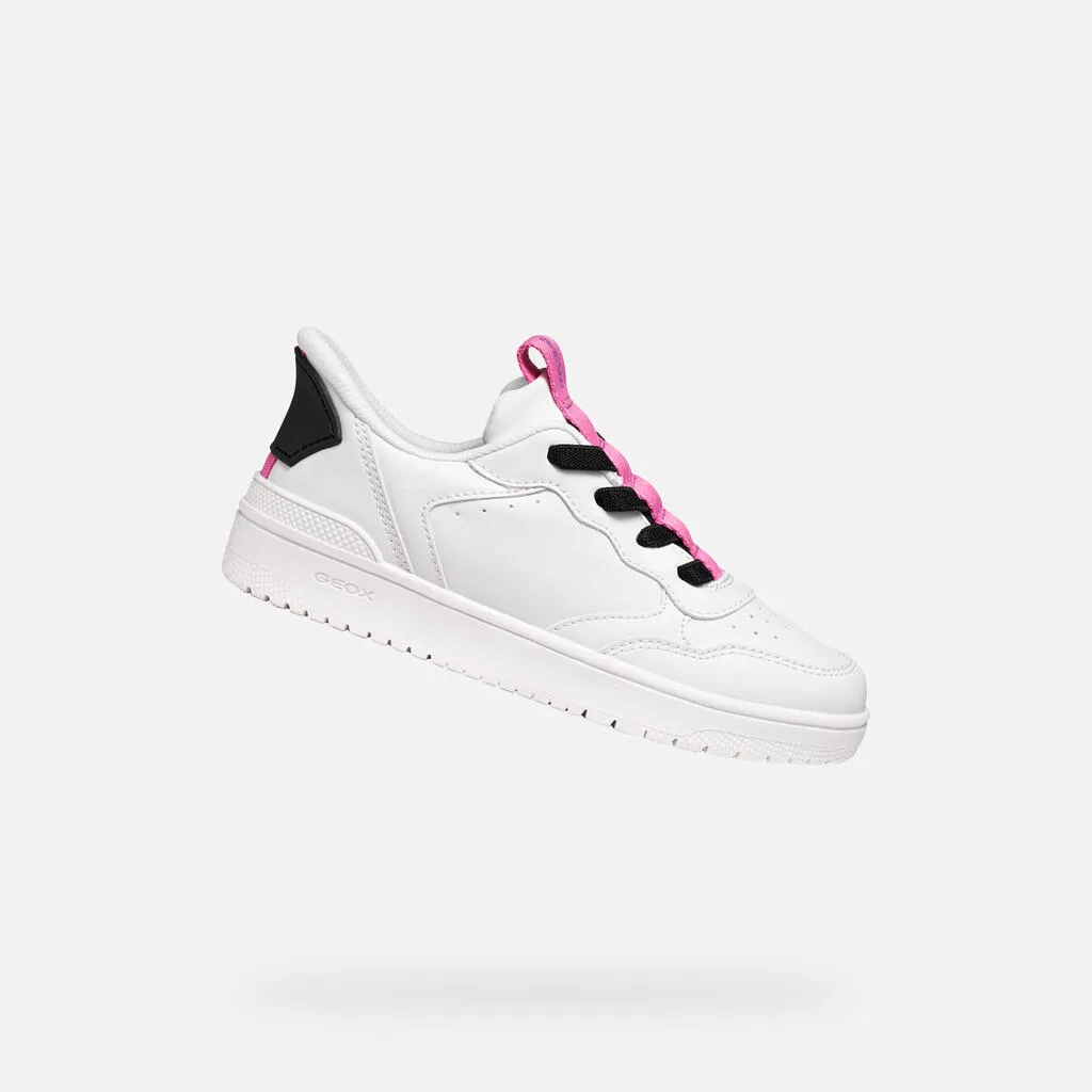 Детские кроссовки Geox J Washiba Fast In Gi, Цвет Weiss Rosa