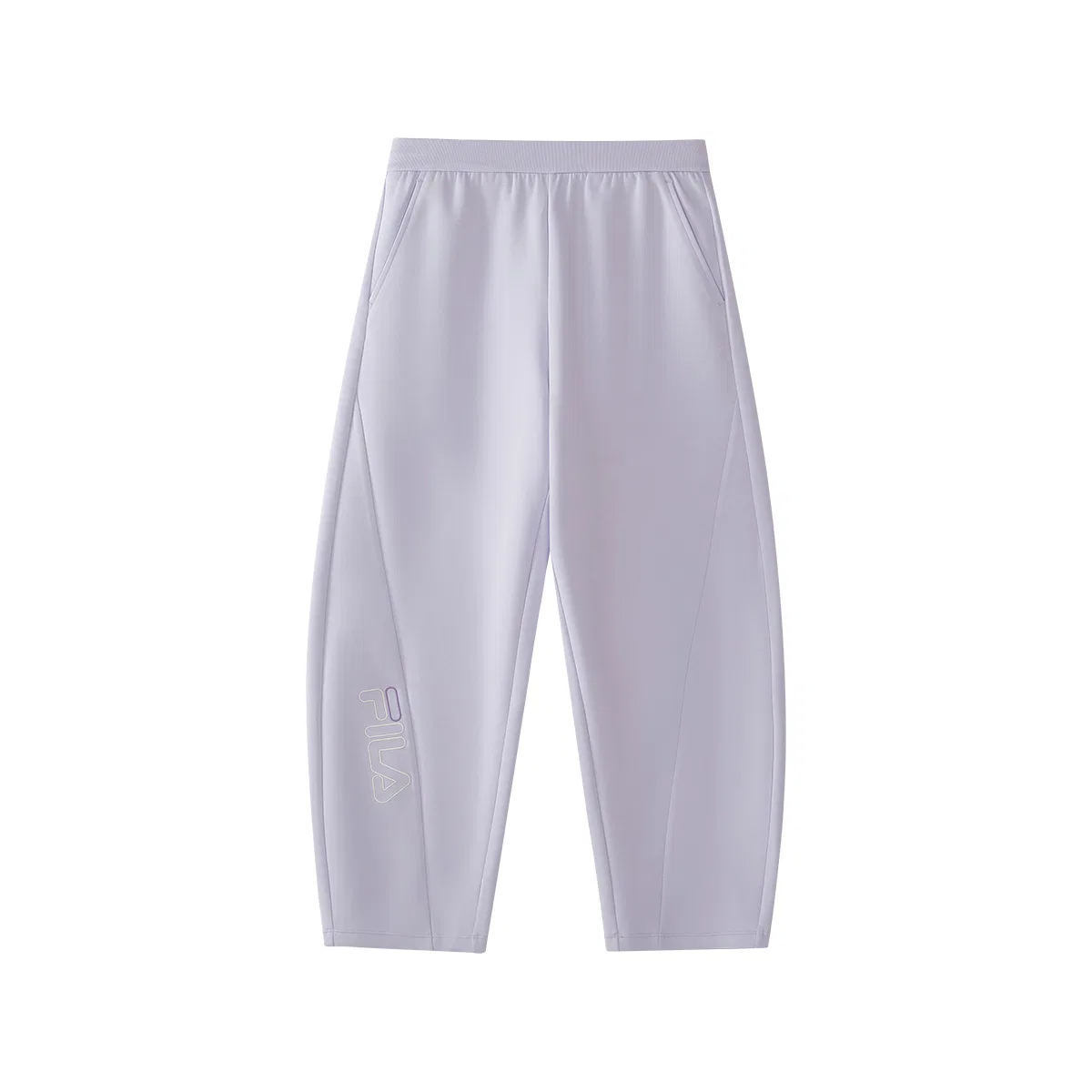 Детские спортивные брюки в стиле ретро Light Purple FILA KIDS