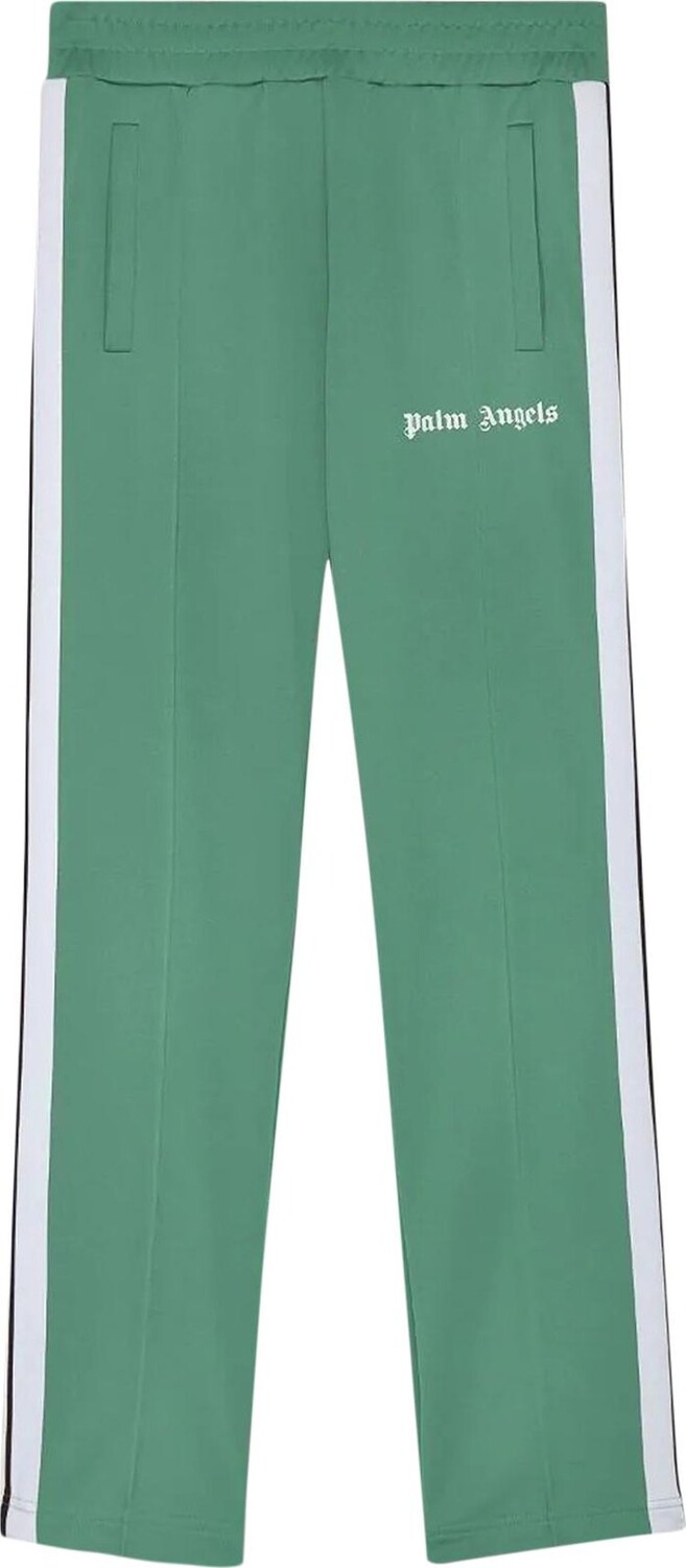 

Брюки Palm Angels Classic Track Pants 'Green/White', зеленый