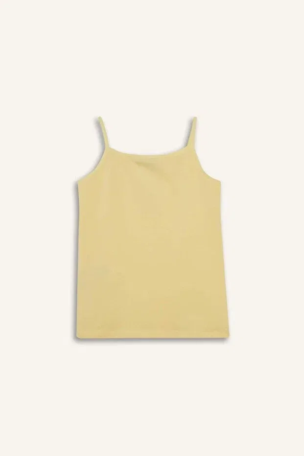 Детский хлопковое комплект маек для девочек Looney Tunes 2-Pack Undershirt Defacto, Yellow Yl127 — фото 3