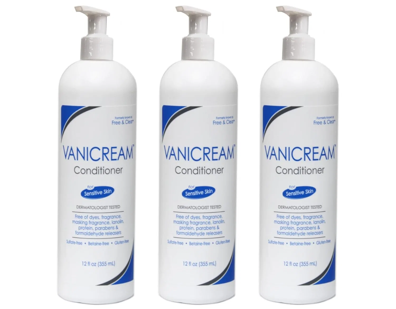 Кондиционер для волос Free & Clear, 3x355 мл Vanicream