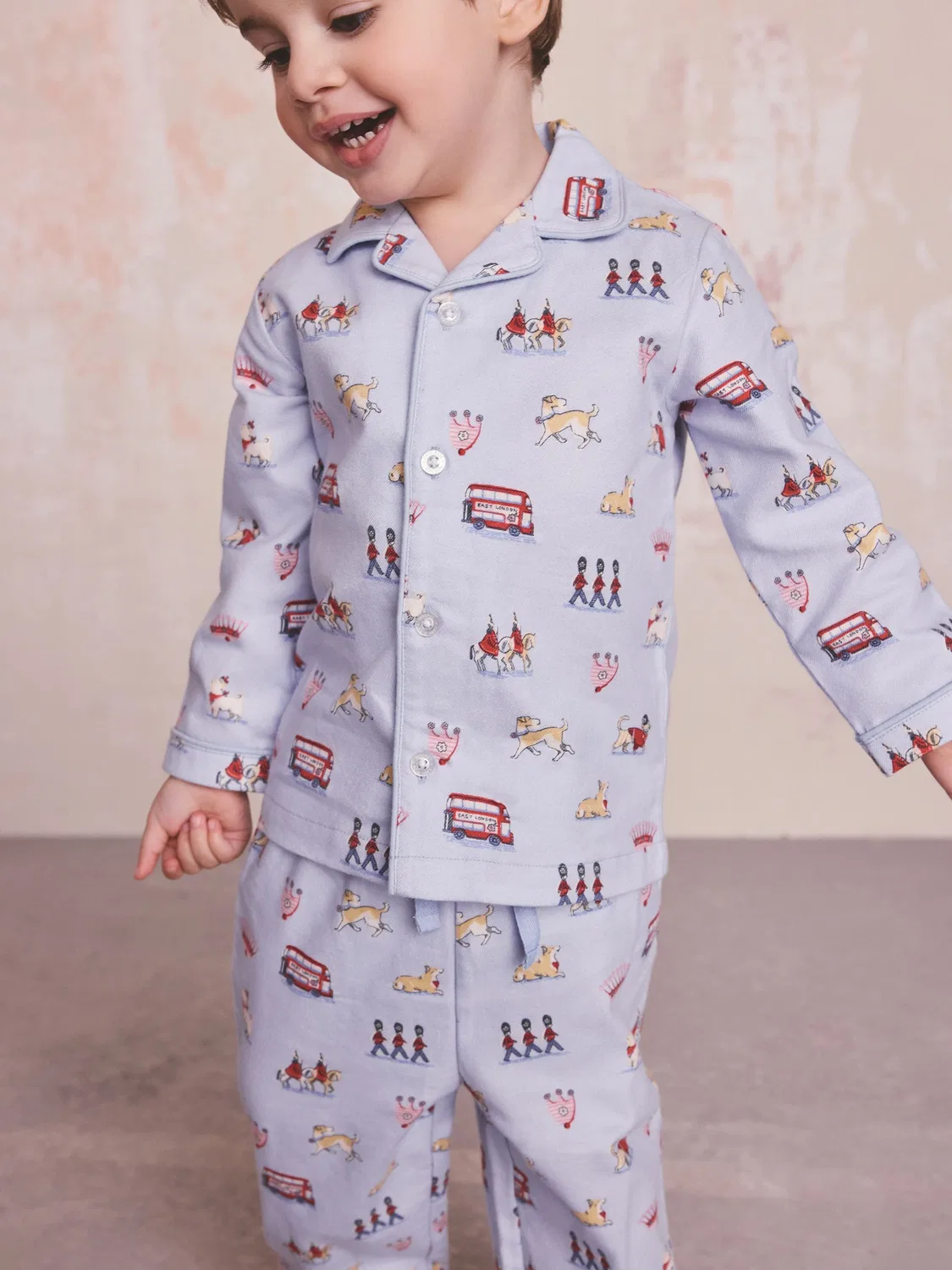 Пижама Single Button Through, Cath Kidston Next, синий — фото 4