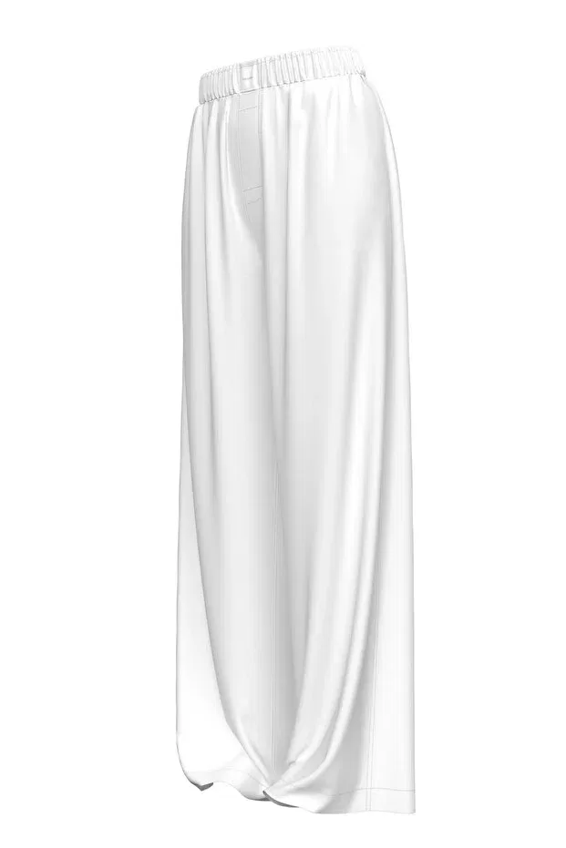 Женские брюки хлопковые Calvin Klein, White — фото 4
