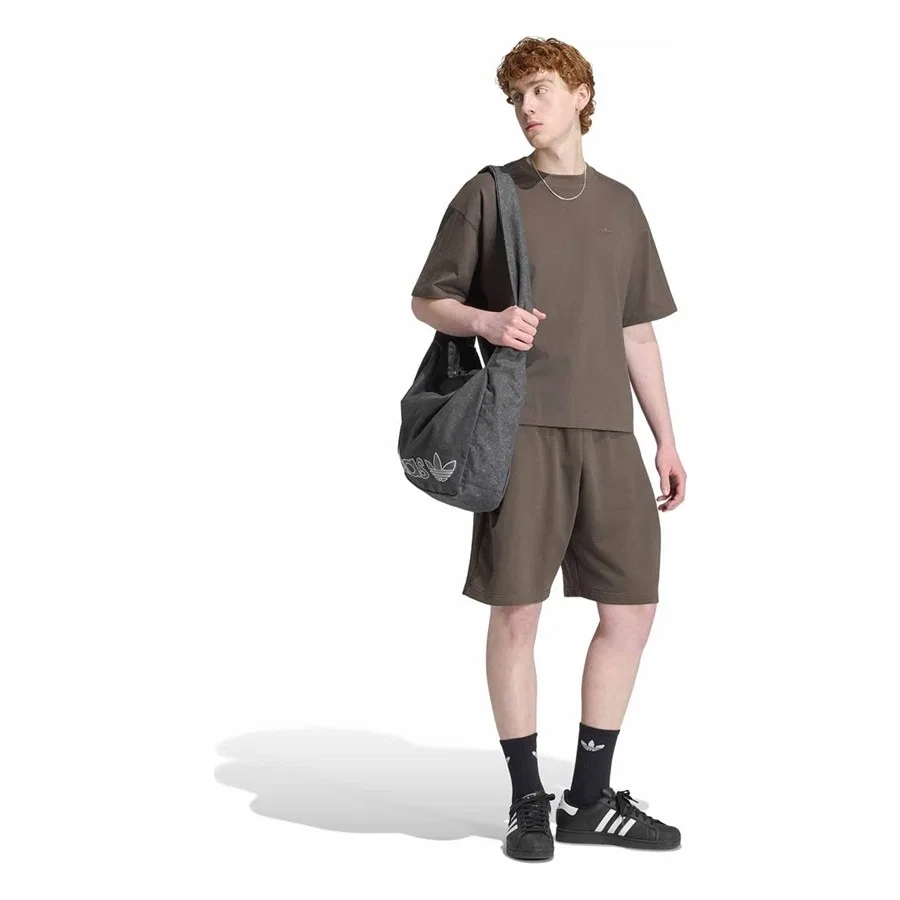 Футболка с коротким рукавом из супрем-ткани, модель P Ess Tee KR4524, adidas, Зеленый — фото 4