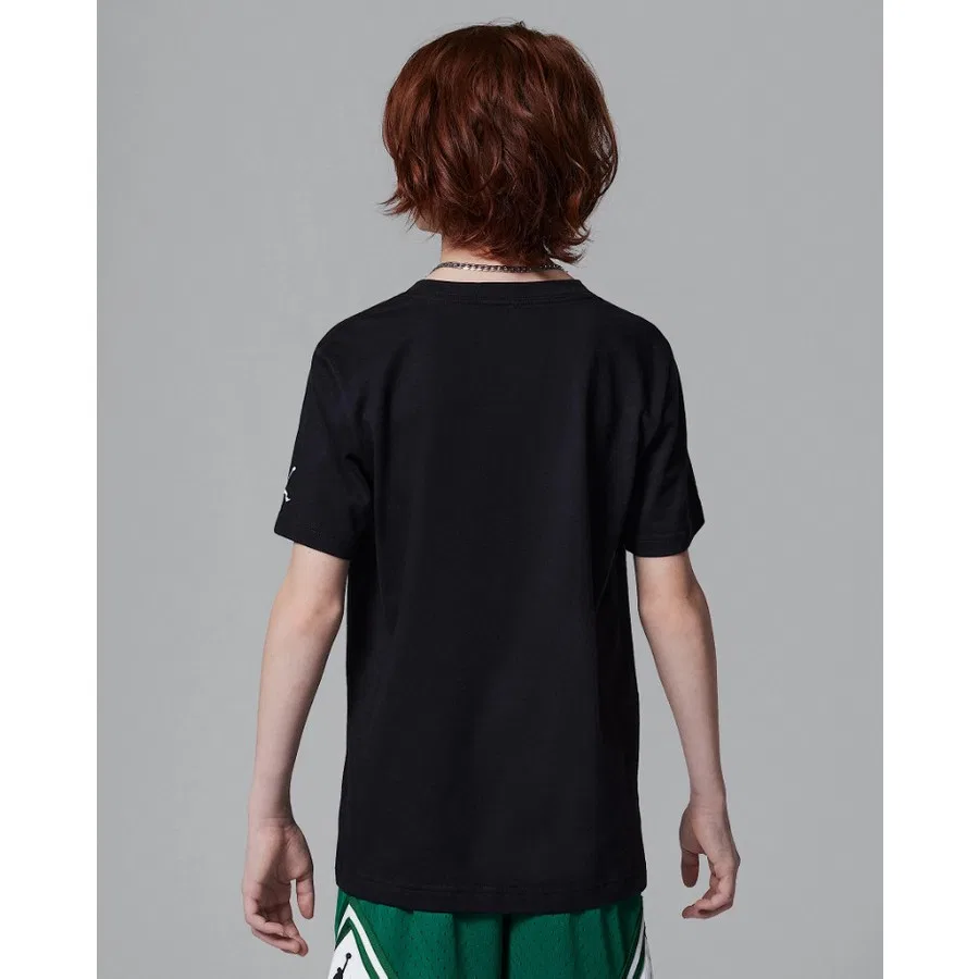 Футболка с длинным рукавом Jordan Jdb Mj Wordmark Emb Crew Nike, Красный — фото 2