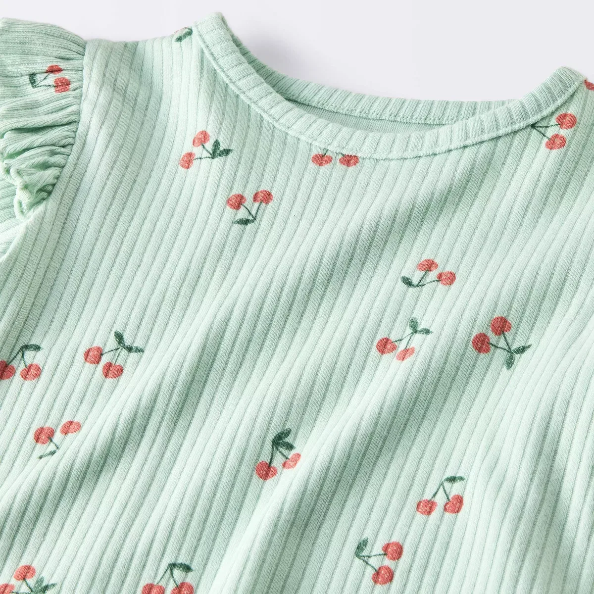 Детский комплект для девочек с длинным рукавом NEWBORN, Light Mint Green — фото 3