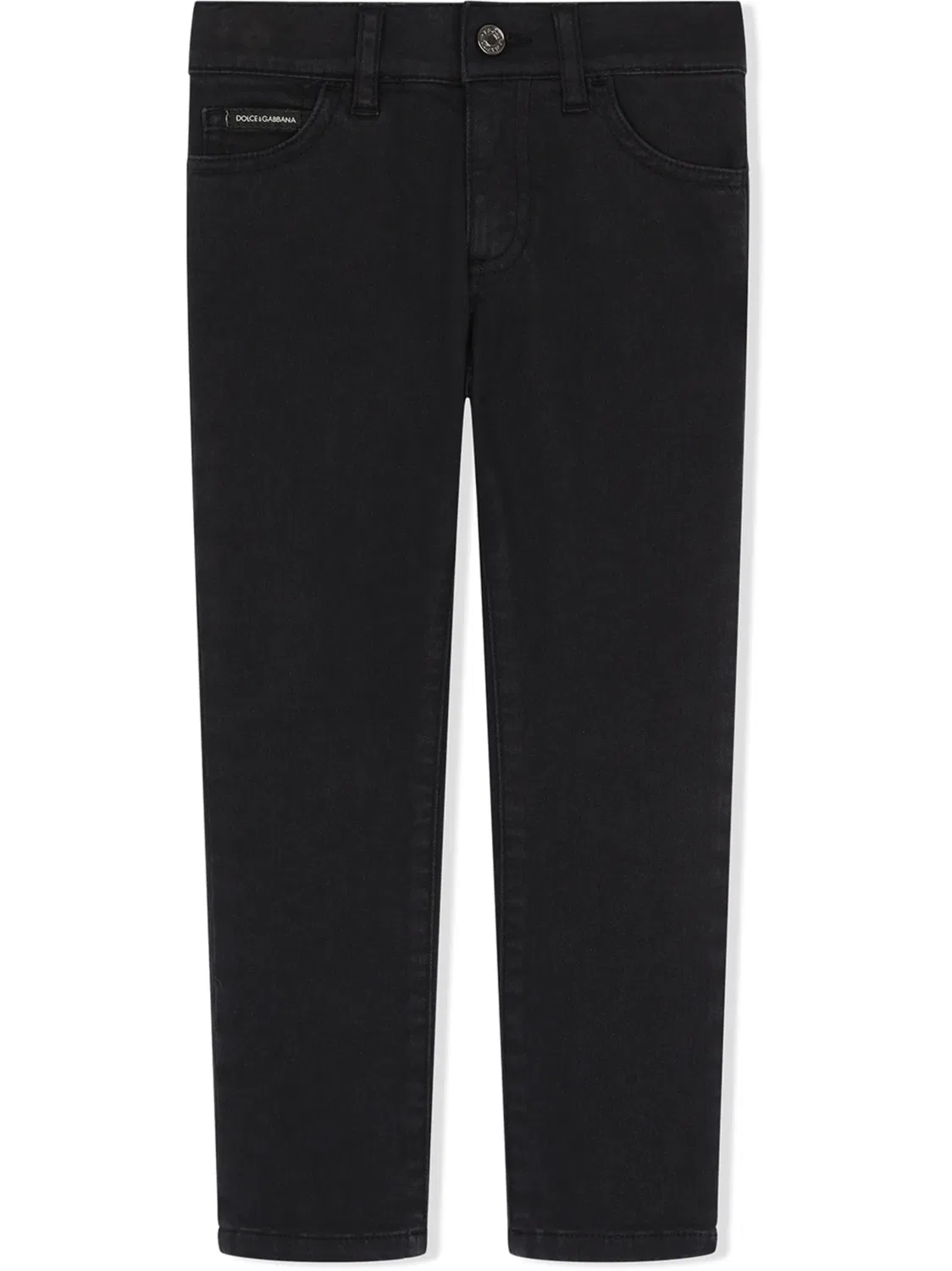 Джинсы Skinny с Пестрыми Полосами Dolce & Gabbana, синий