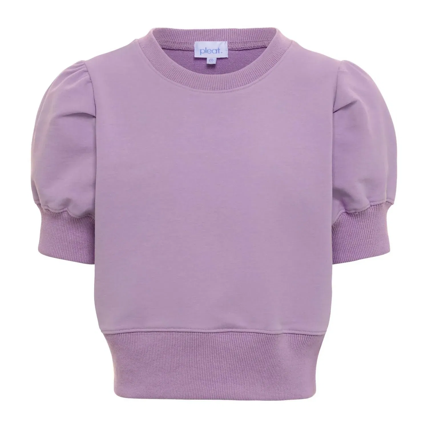 Детский свитшот с коротким рукавом Riley Pleat, Orchid