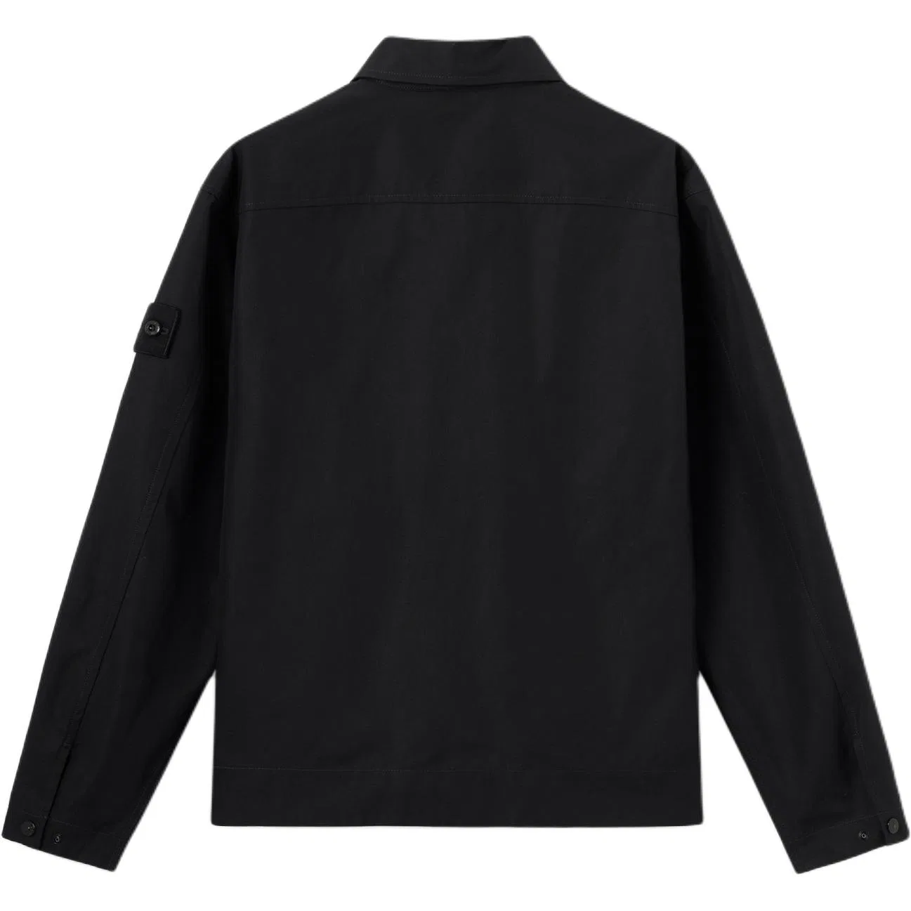 Мужская куртка с лацканами Straight Fit Black STONE ISLAND — фото 3