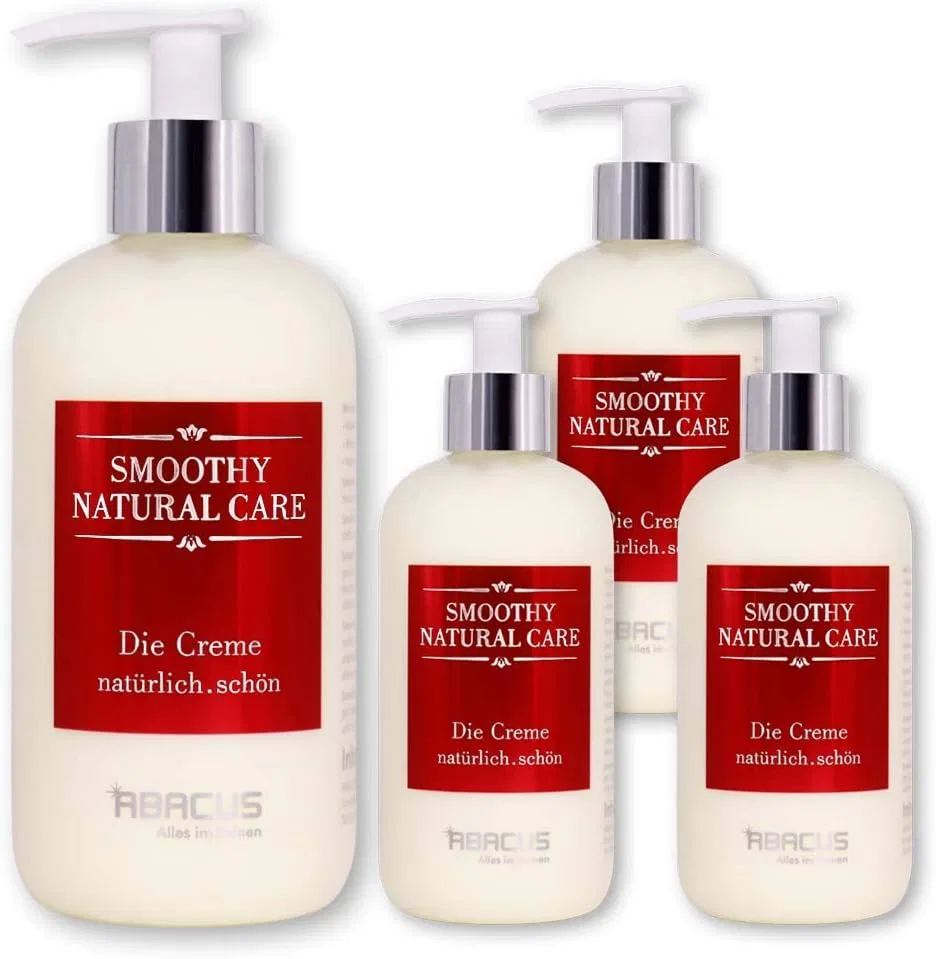 Крем для рук и тела Smoothy Natural Care, ABACUS, 4 x 300 мл, Фруктовый