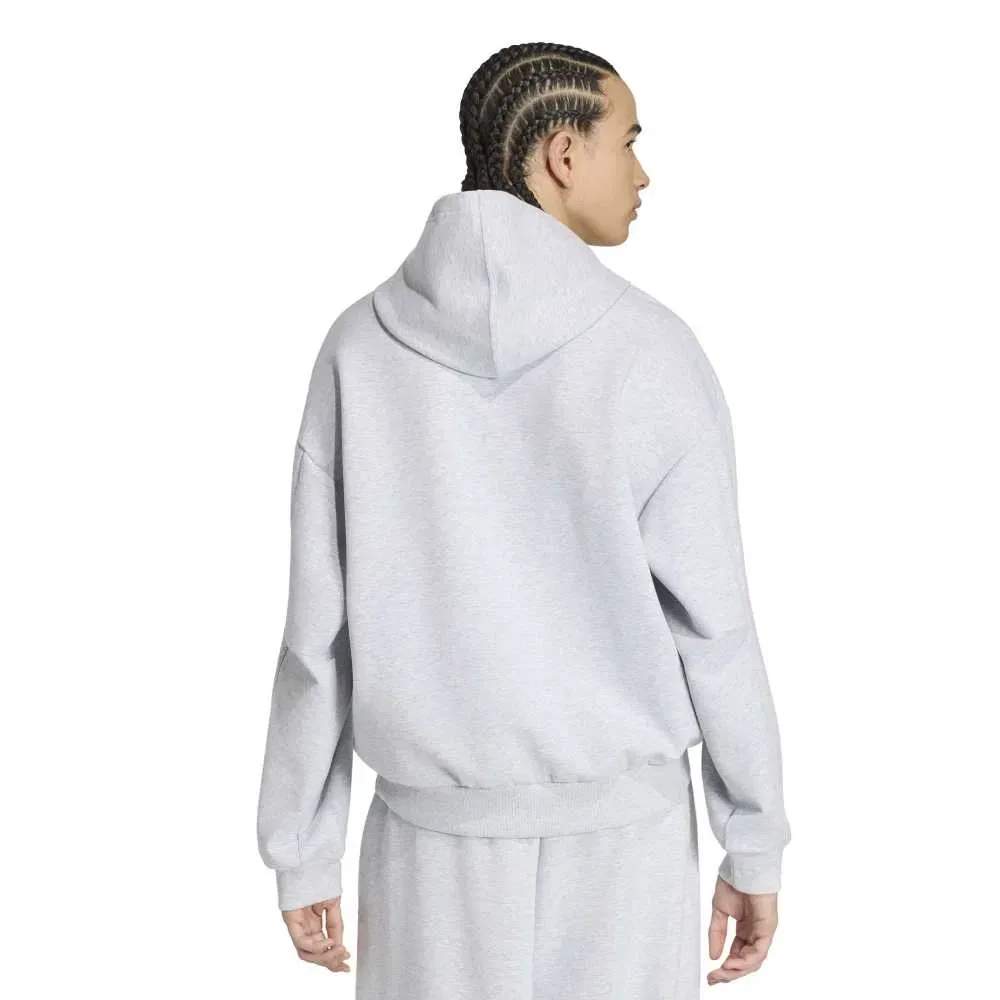 Худи Soft Lux Adidas, серый — фото 2