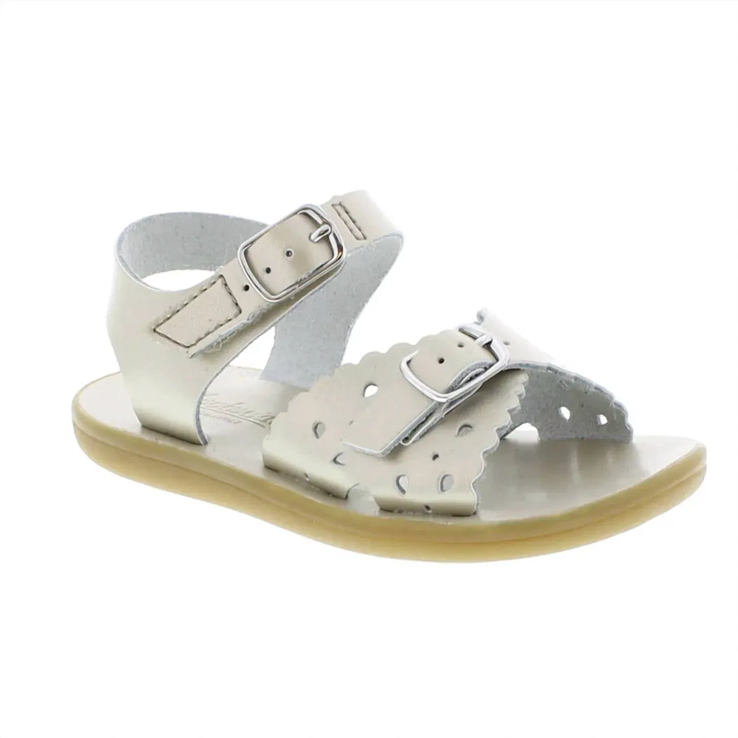 Детские сандалии с открытым носом Ariel Footmates, Soft Gold