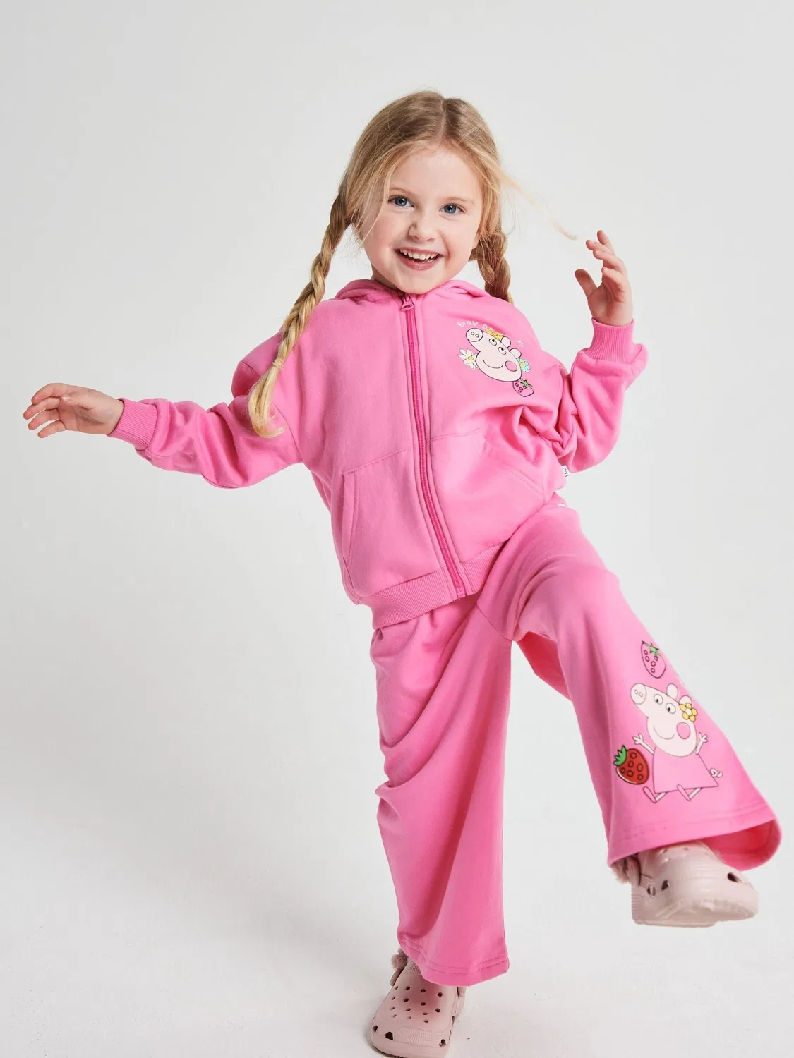Спортивный костюм Peppa Pig Brand Threads, розовый