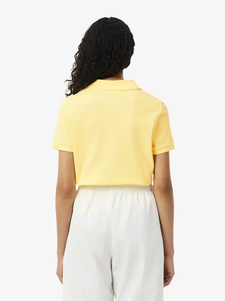 Футболка Polo LACOSTE Lemon, хлопковая с коротким рукавом — фото 3