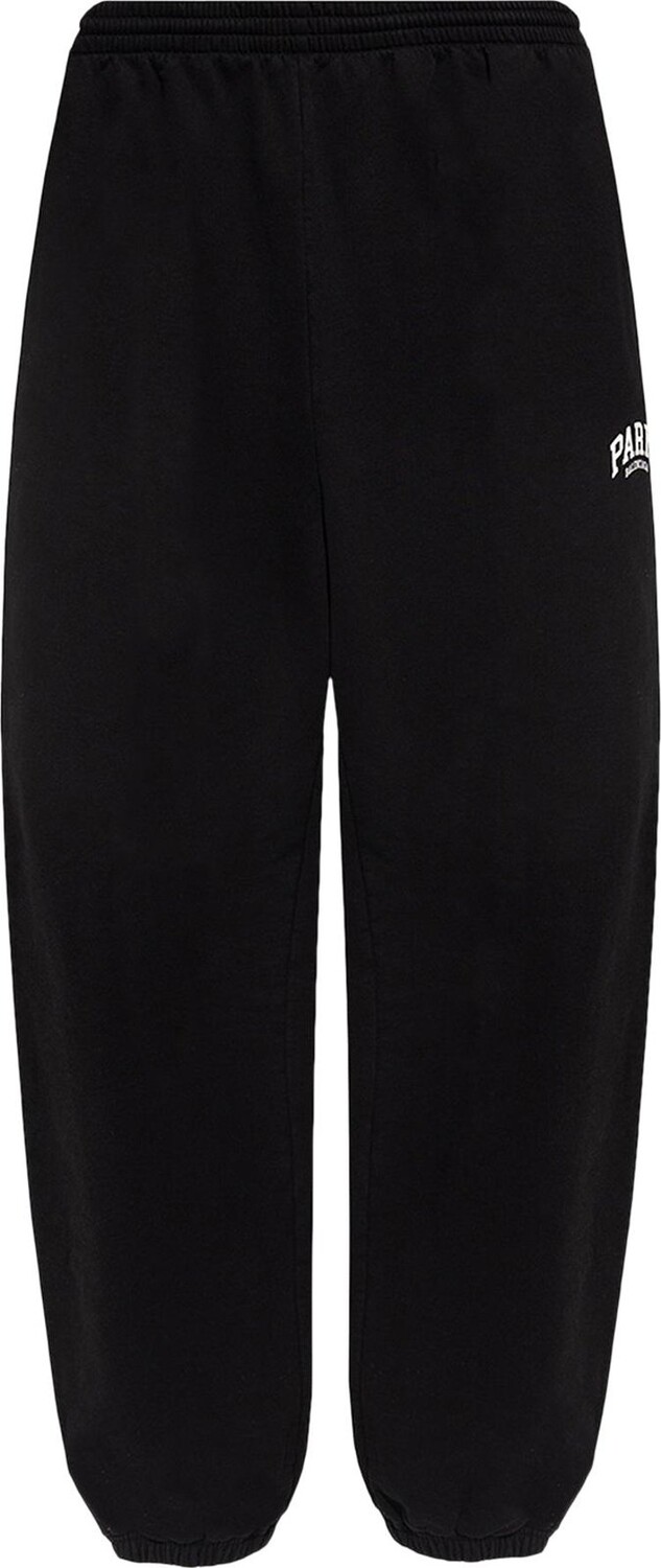 

Спортивные брюки Balenciaga Sporty B Stretch Knee Sweatpants 'Black', черный