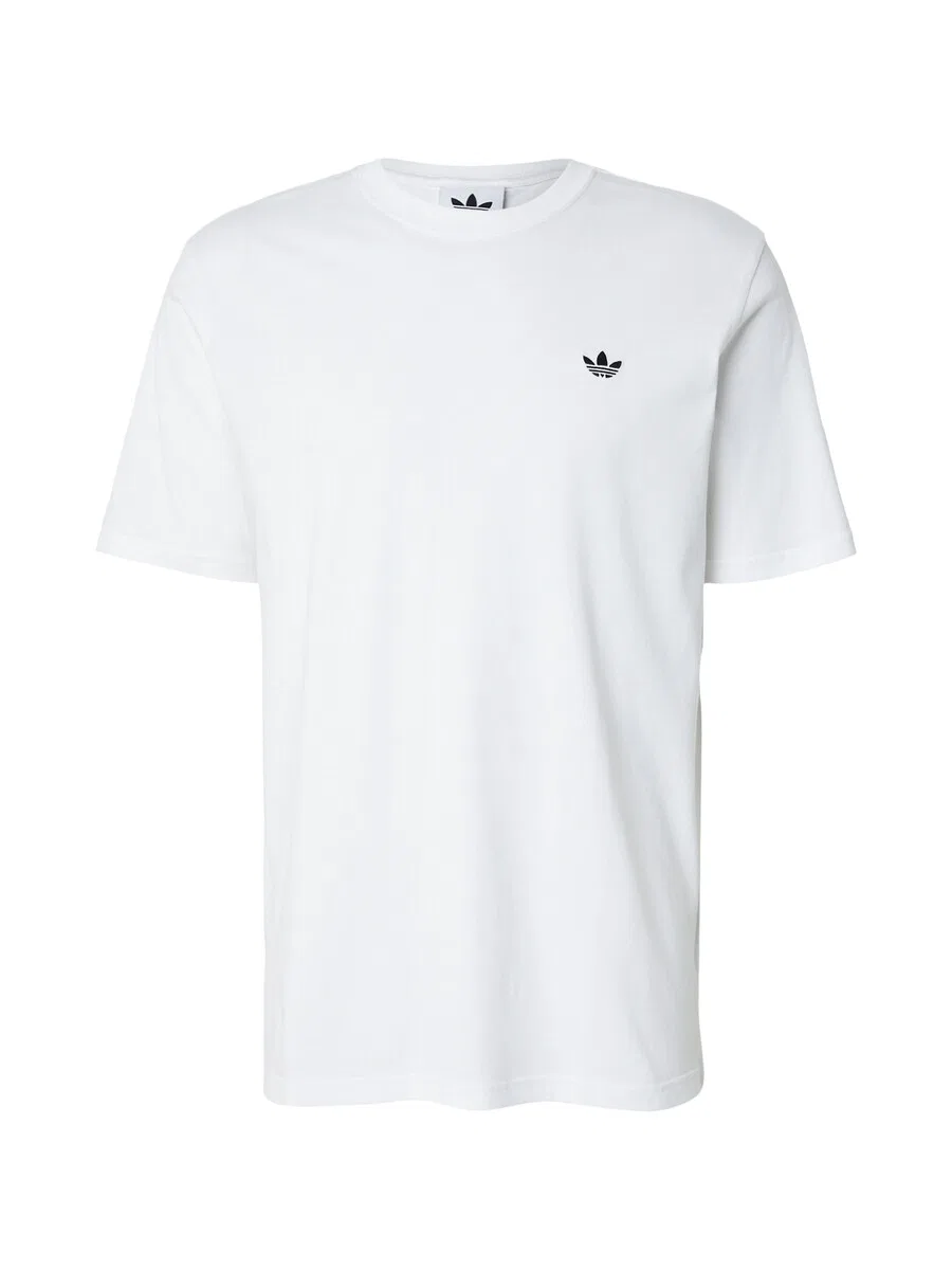 Футболка ADIDAS ORIGINALS 'Trefoil Essentials' белого цвета