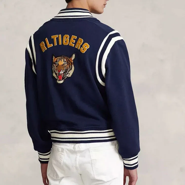 Детская бейсбольная куртка Polo Ralph Lauren, Blue — фото 4