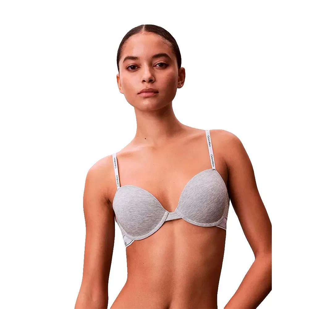 Бюстгальтер Calvin Klein Demi T-Shirt Bra, серый меланж