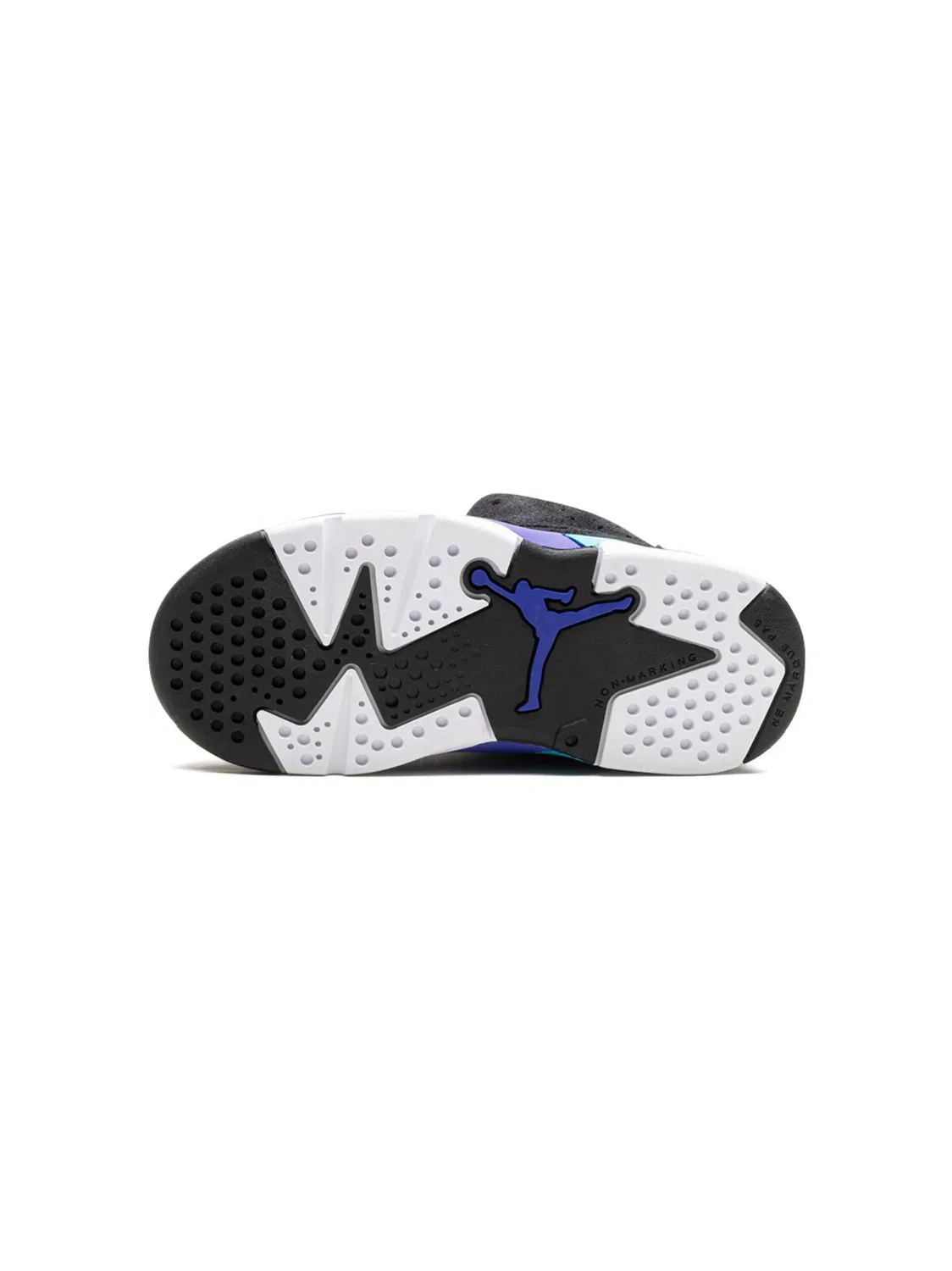 Кроссовки Jordan 6 Retro "Aqua", черный — фото 2