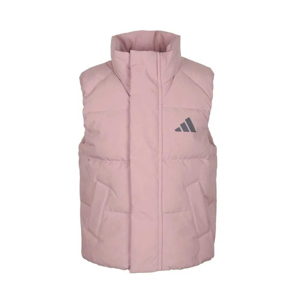 Детский жилет утепленный с воротником-стойкой Adidas, Pink