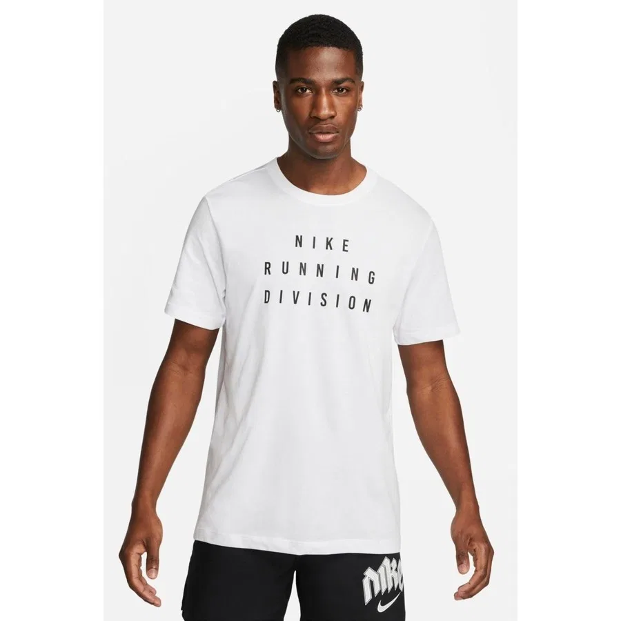 Футболка с длинным рукавом Dri Fit Running Division Nike, Белый