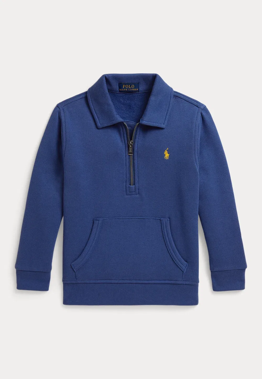 Толстовка с флисовым воротником, размер 2-6 лет Polo Ralph Lauren, Dusty Azure/C1268