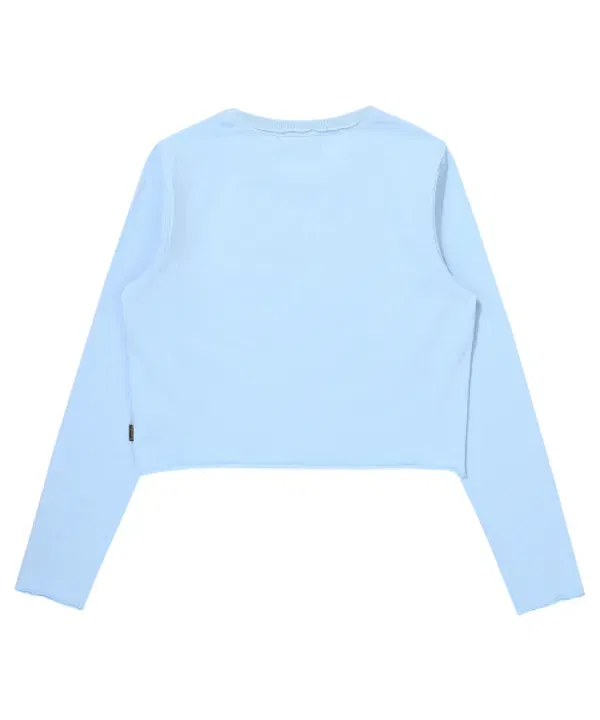 Футболка с длинным рукавом Washed Lowcut, Superdry, светлый голубой — фото 2