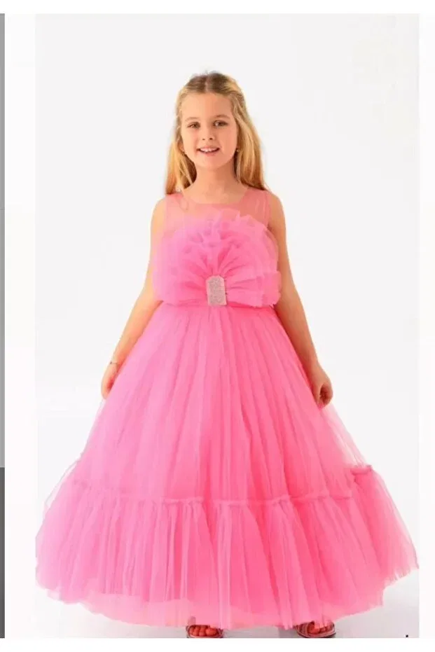 Детское платье для девочек с длинным рукавом Lisakids, Barbie