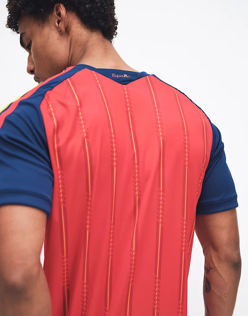 Домашняя футболка Adidas для Чемпионата мира по футболу 25/26 в Испании, красный — фото 4