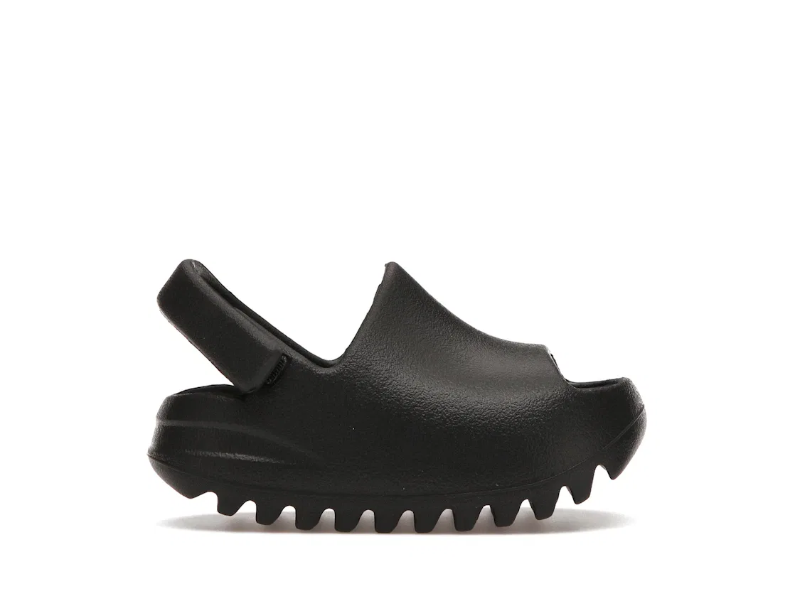 Детские сандалии-слайды с ремешком Yeezy Slide Adidas, Onyx/Onyx/Onyx