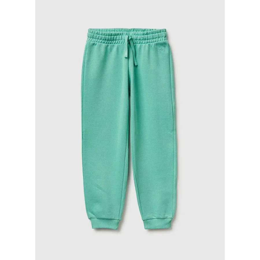 Детские спортивные штаны с эластичным поясом Mint Benetton, Мятный