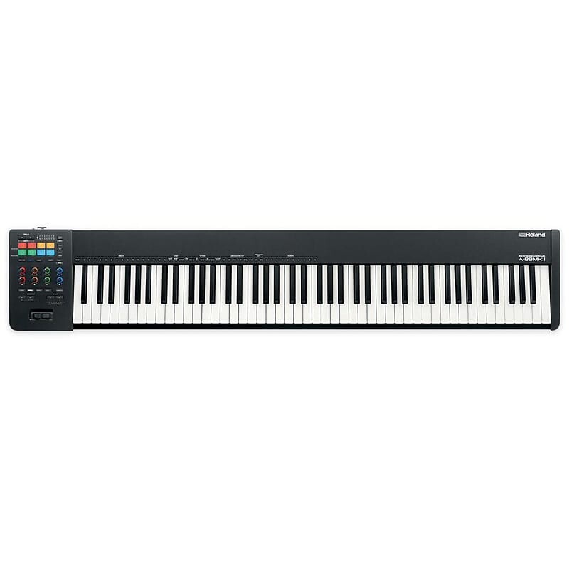 

Roland A-88MK2 88-клавишный взвешенный миди-контроллер A-88MK2 88-key Weighted Midi Controller