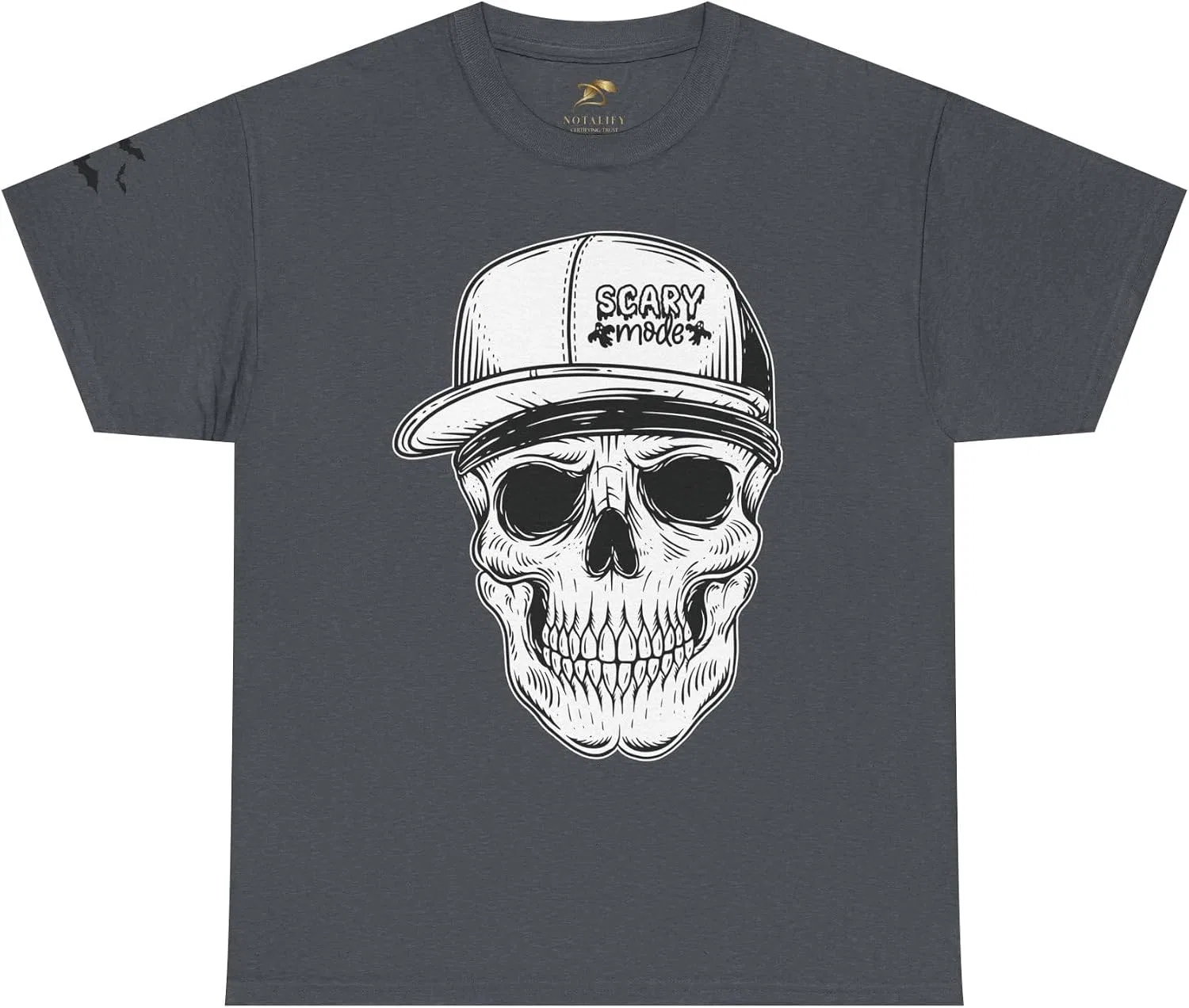 Футболка с черепом Scary Mode GENERIC, Tweed