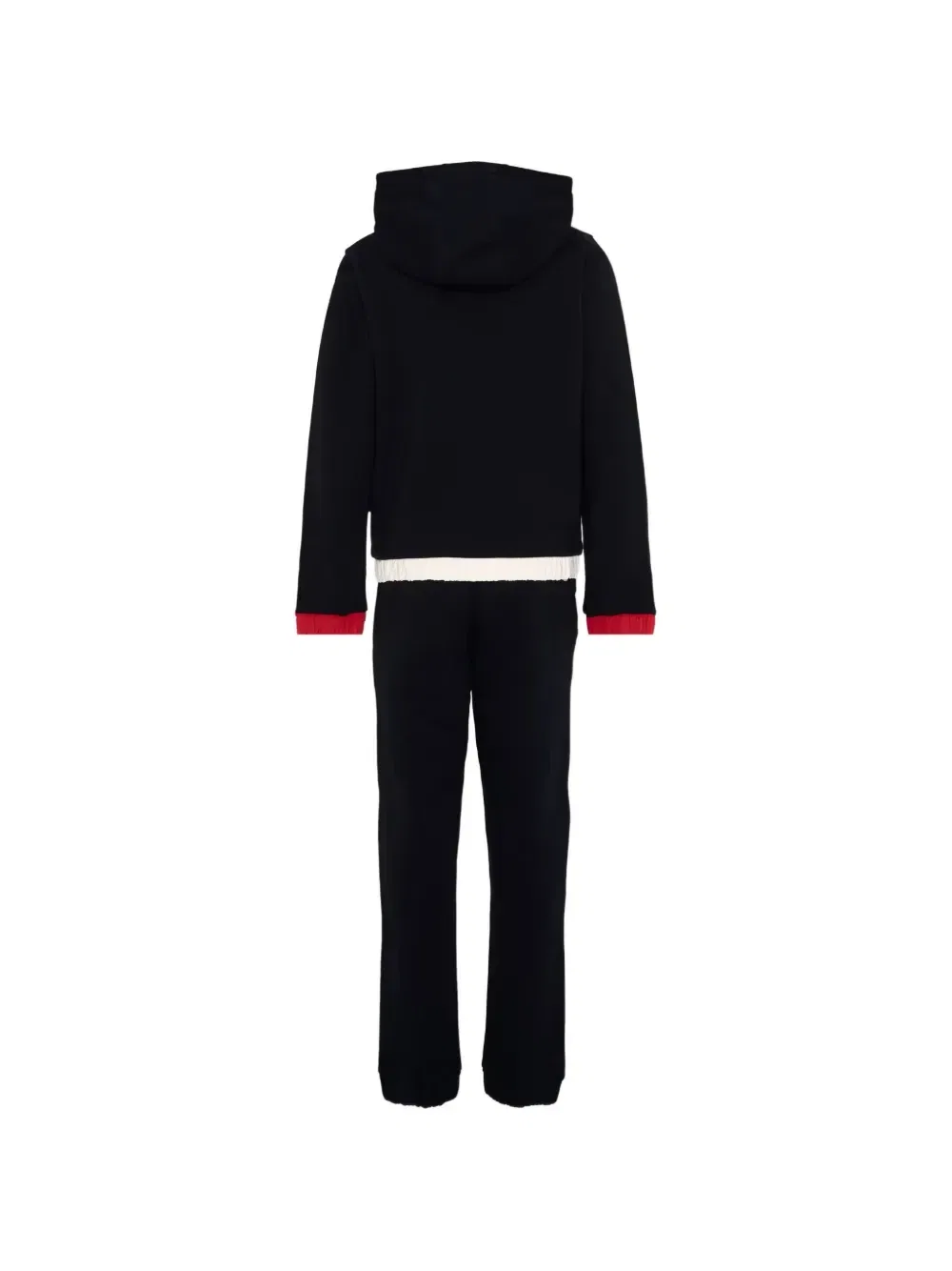 Спортивный костюм на молнии с нашивкой-логотипом Moncler Enfant, синий — фото 2