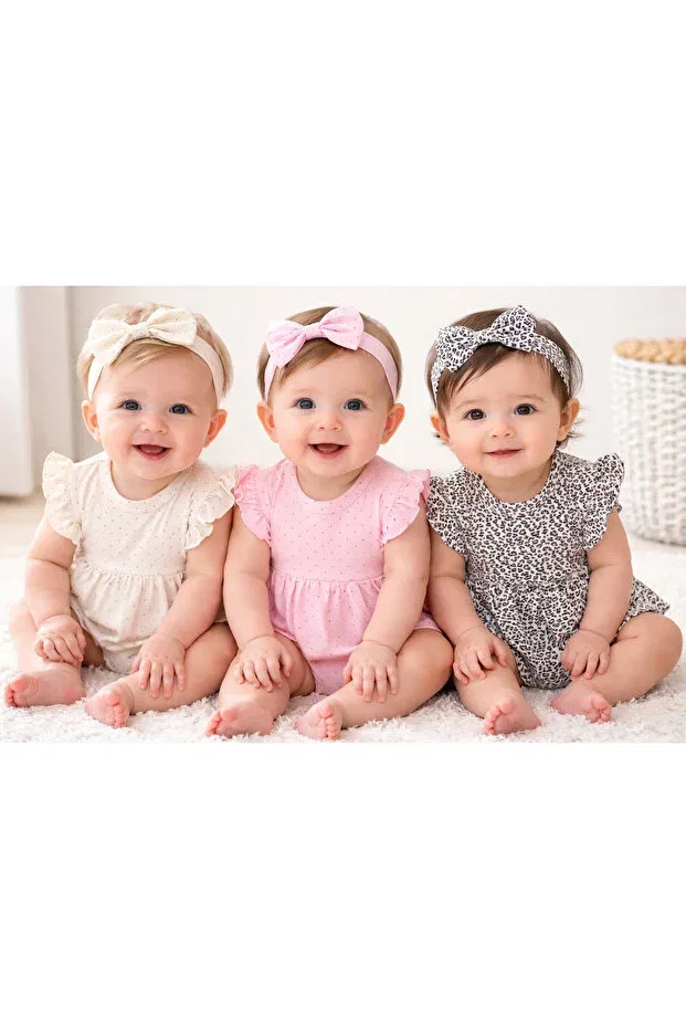 Детский комплект для девочек хлопковый Aki Moda Kids, Pink — фото 2