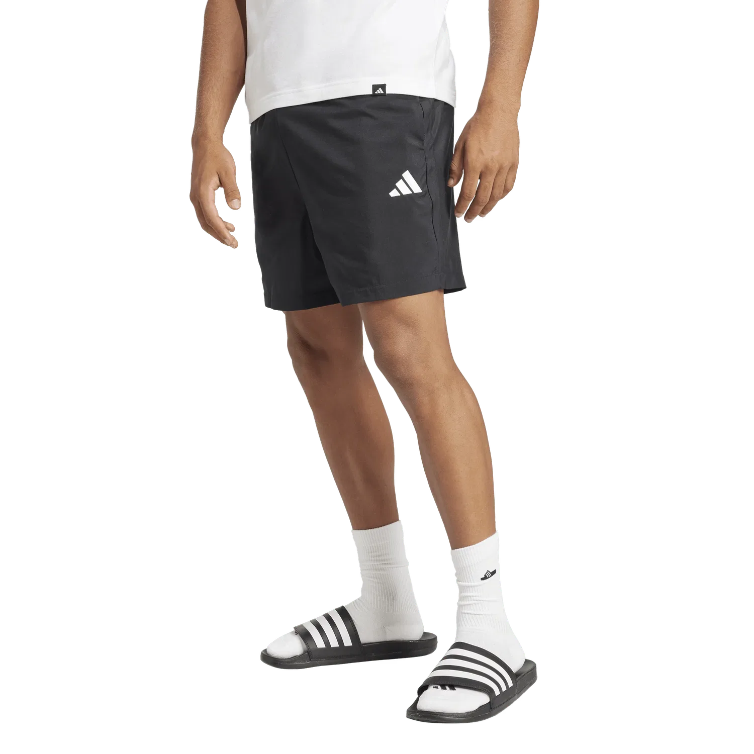 Мужские спортивные шорты Regular Fit Adidas, черный — фото 2