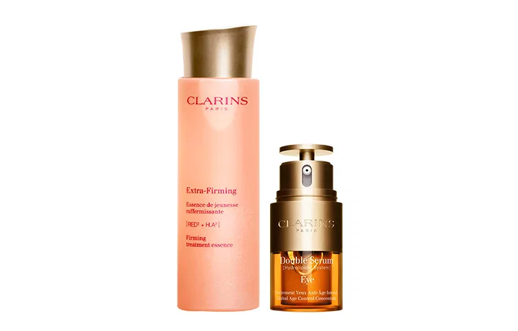 Набор для ухода за кожей вокруг глаз и тонер CLARINS, Double Phases Eye Cream 20ml + Revitalizing Lotion 200ml — фото 2