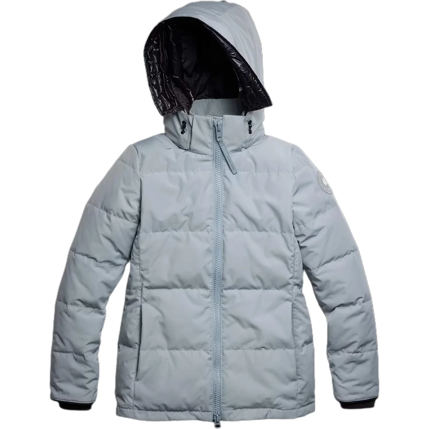 Женский пуховик с капюшоном и принтом Ozone Blue Canada Goose, Ozone Blue