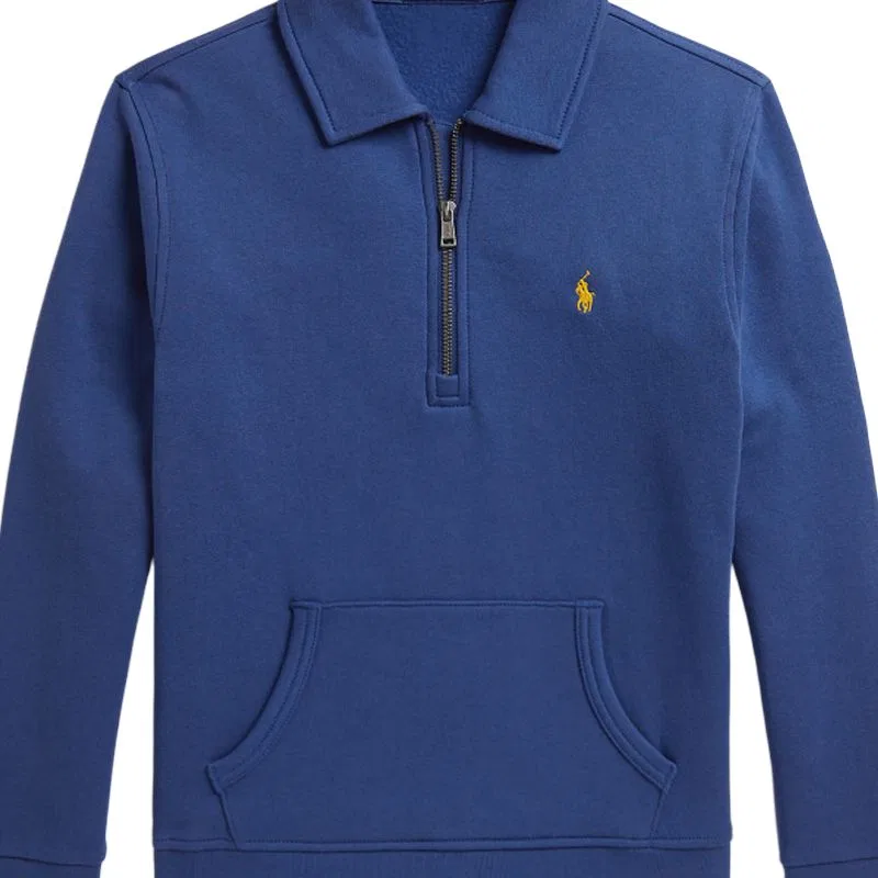 Детский свитшот с водолазкой Gray Blue Polo Ralph Lauren — фото 4