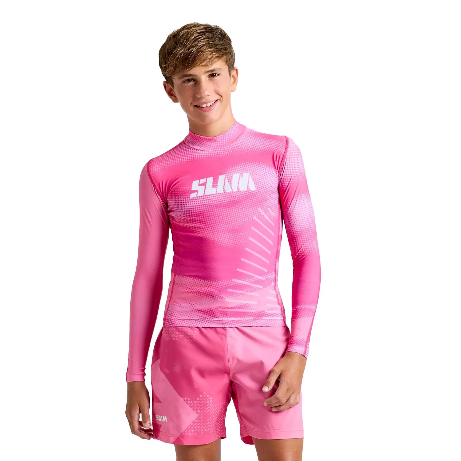 Детское функциональное термобелье с длинным рукавом Foil Jr Slam, Rosa