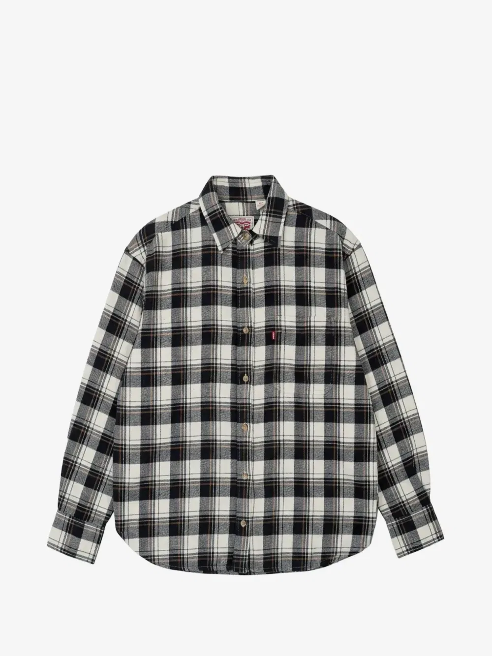Рубашка Нэш в клетку Levi's, черный