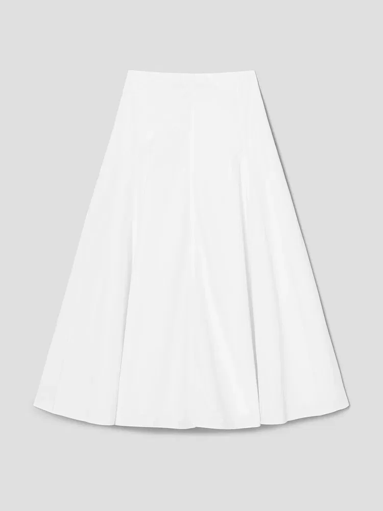 Юбка-миди треугольного силуэта La Jupe Triangle JACQUEMUS, White