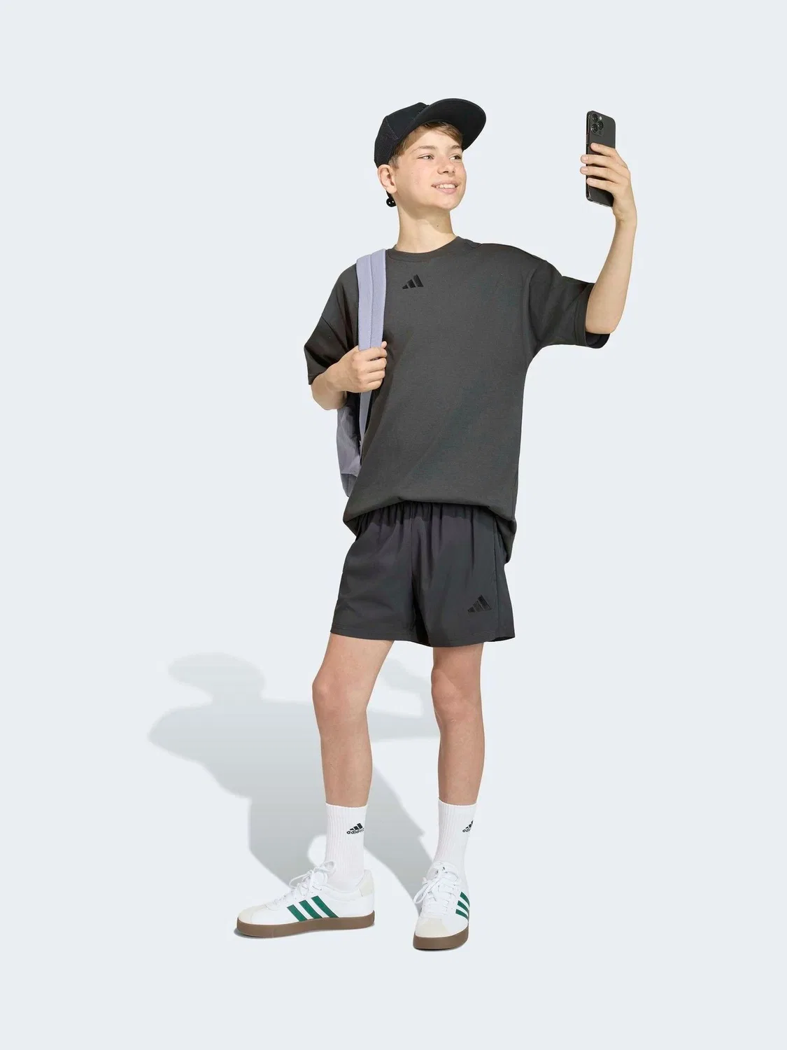 Футболка Essential adidas, серая — фото 3