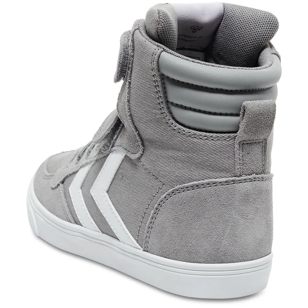 Детские кроссовки с высоким верхом Slimmer Stadil High Hummel, Grey — фото 2