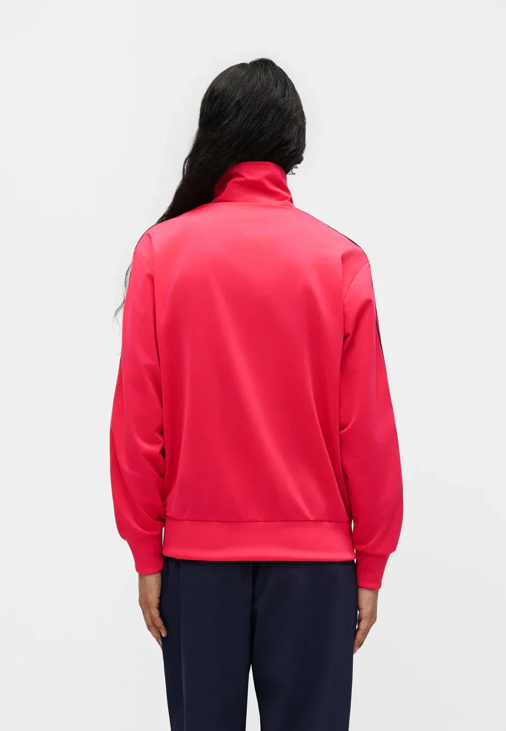 Свободная летняя куртка Firebird Adidas Originals, Power Pink/Maroon — фото 4