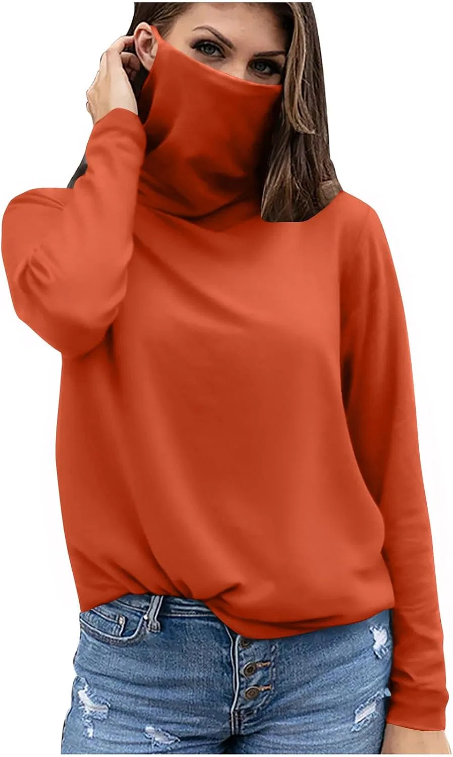 Женская футболка с защитой от солнца UPF 50+ для активного отдыха, Orange